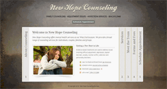 Desktop Screenshot of new-hope-counseling.com