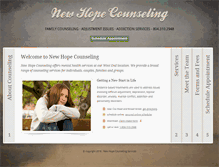 Tablet Screenshot of new-hope-counseling.com